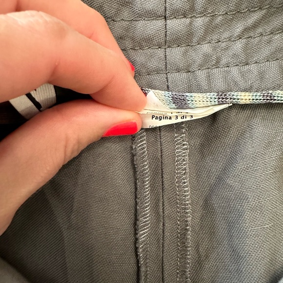 Missoni grey high rise shorts size small grey - Picture 9 of 9